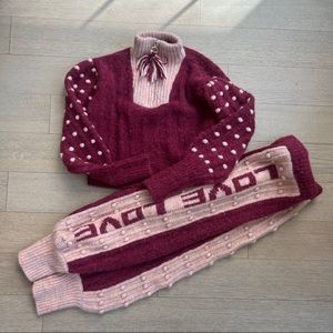 LoveShackFancy Two Piece Alpaca Set